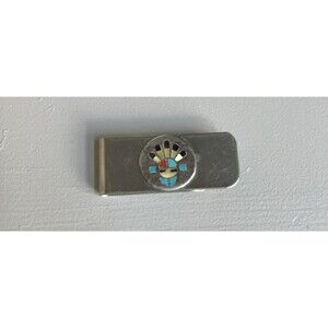 Southwestern Native American Inlay Money Clip